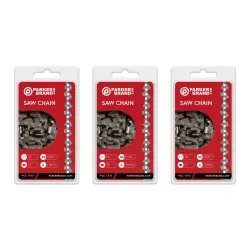 3 Pack of 18" Chainsaw Chains - 72 Link