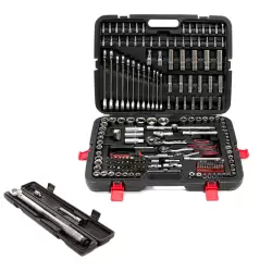 215 Piece Professional Socket Set + Torque Wrench