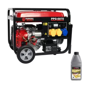 6.87 kVA Portable Petrol Generator with Electric Start + Oil
