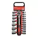 19 Piece Socket Set - 1/2" CRV