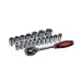19 Piece Socket Set - 1/2" CRV - Thumbnail 4