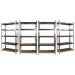 4 x Galvanised Garage Shelving Unit (175KG) - Boltless