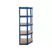 Powder Coated Garage Corner Shelving Unit (175KG) - Boltless - Thumbnail 2