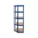 Powder Coated Garage Corner Shelving Unit (175KG) - Boltless - Thumbnail 3