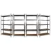 4 x Galvanised Garage Shelving Unit (265KG) - Boltless