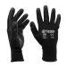 1 x Black Nylon / Nitrlie Coated Safety Work Gloves - Extra Large