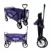 Heavy Duty Foldable Garden Trolley Cart Wagon - Lilac
